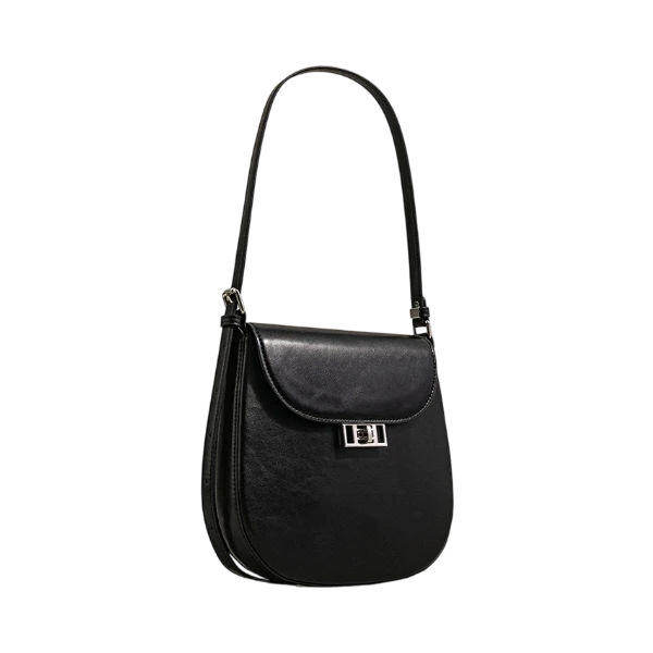 【云云甄选】SK-92389-黑色-23*4*20轻奢时尚女士新款单肩斜挎包