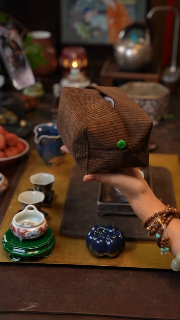 纸巾盒  景德镇陶瓷福利款