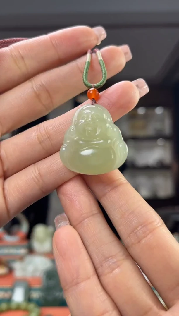 【闪购商品】和田玉颈饰未镶嵌佩佩28mm左右