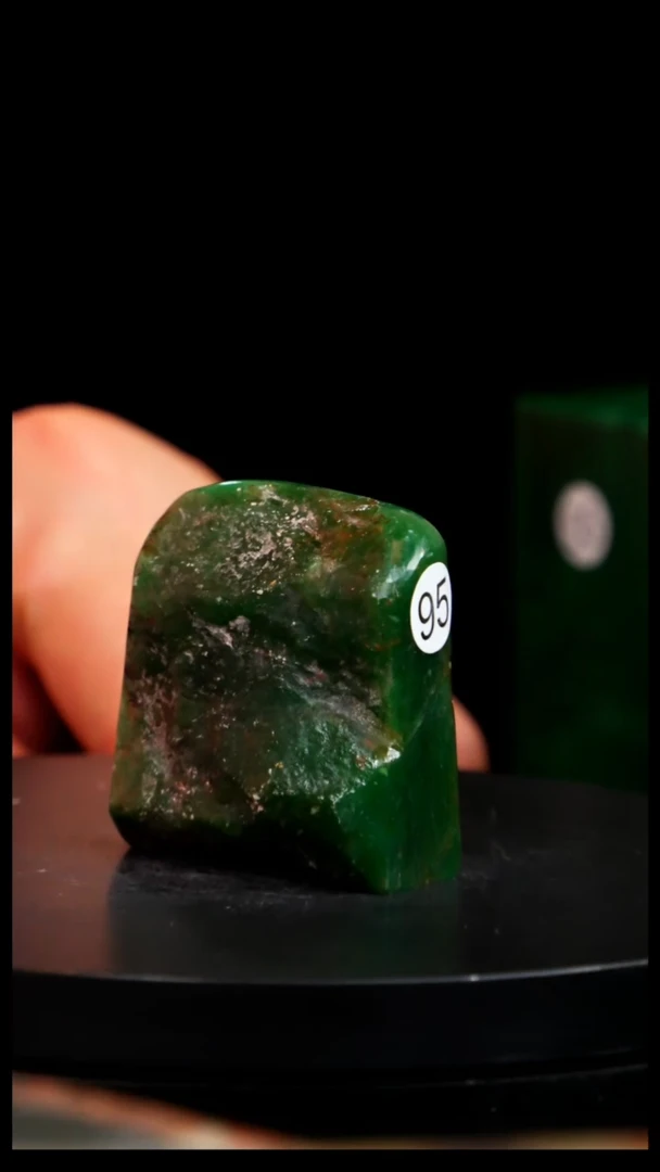 青田石老绿印章印章