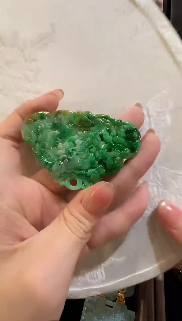 颈饰未镶嵌翡翠国风
