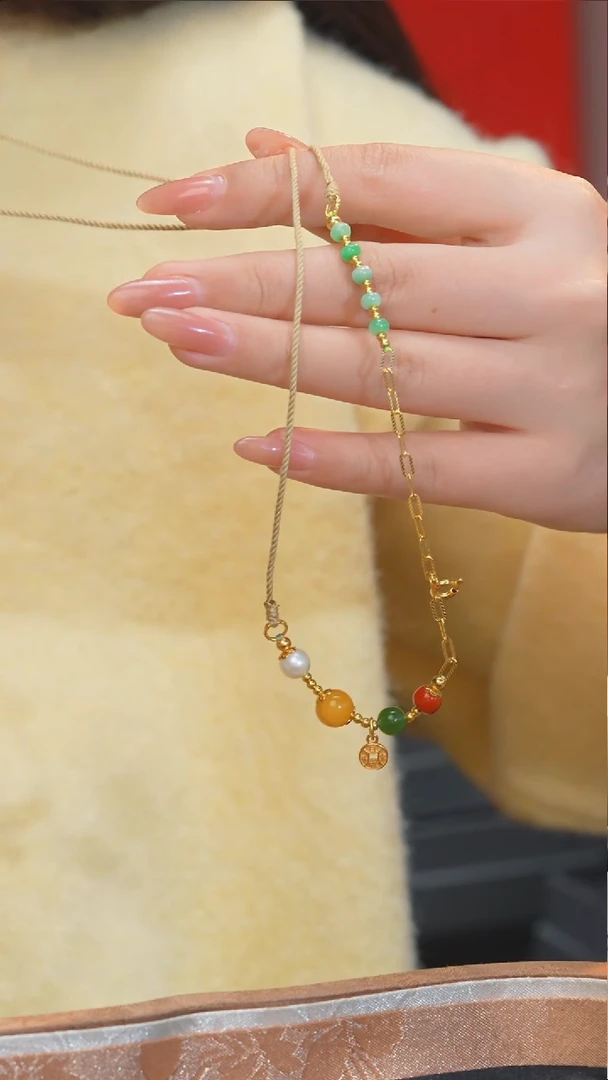 【闪购商品】翡翠颈饰未镶嵌多样性发@@N4189