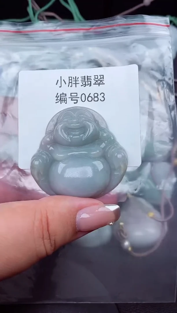 翡翠未镶嵌颈饰缅甸天然A货翡翠0683