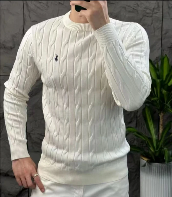 【大美夕】针织秋冬长袖圆领常规针织衫毛衣休闲网红衫冬季78138