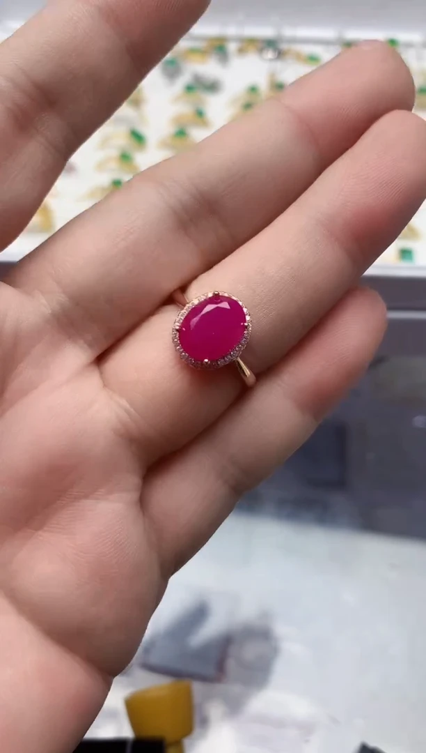 【闪购商品】红宝石戒指银S925镶嵌........