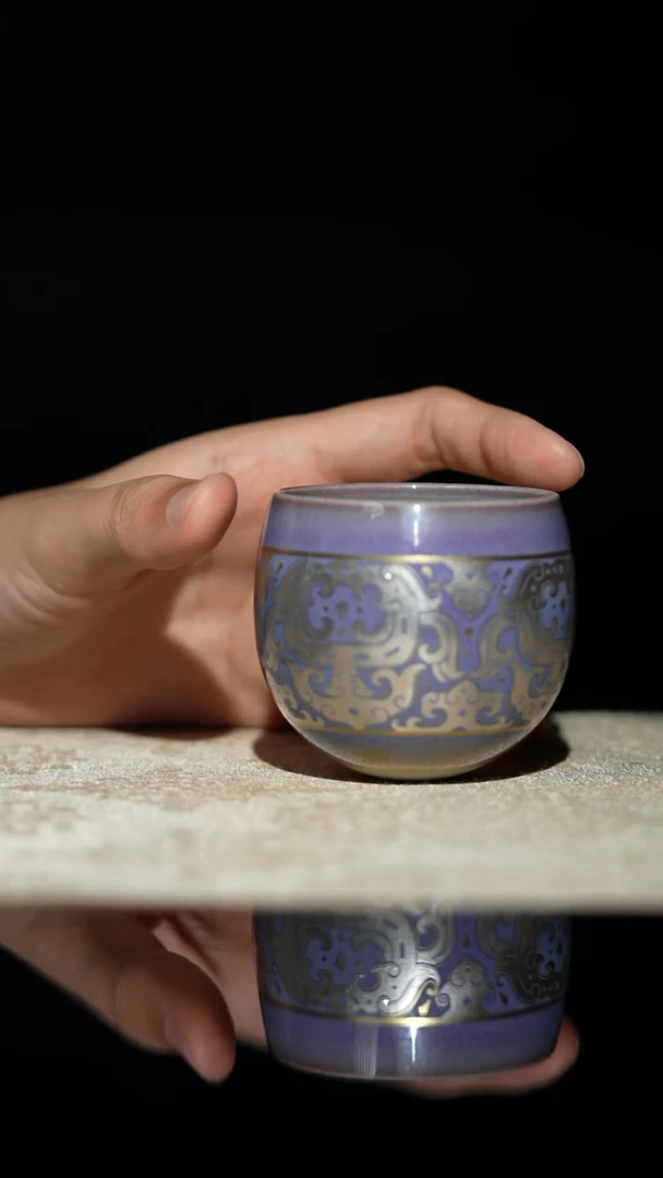 五云随安窑变蛋蛋杯主人杯