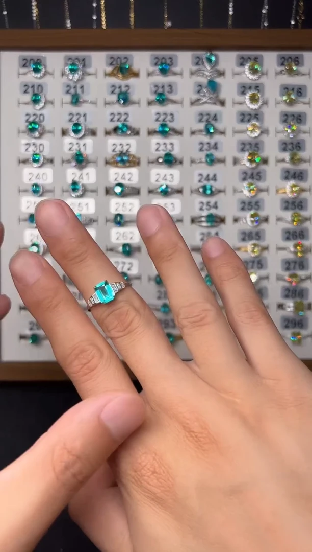 碧玺戒指银S925镶嵌备注圈口号