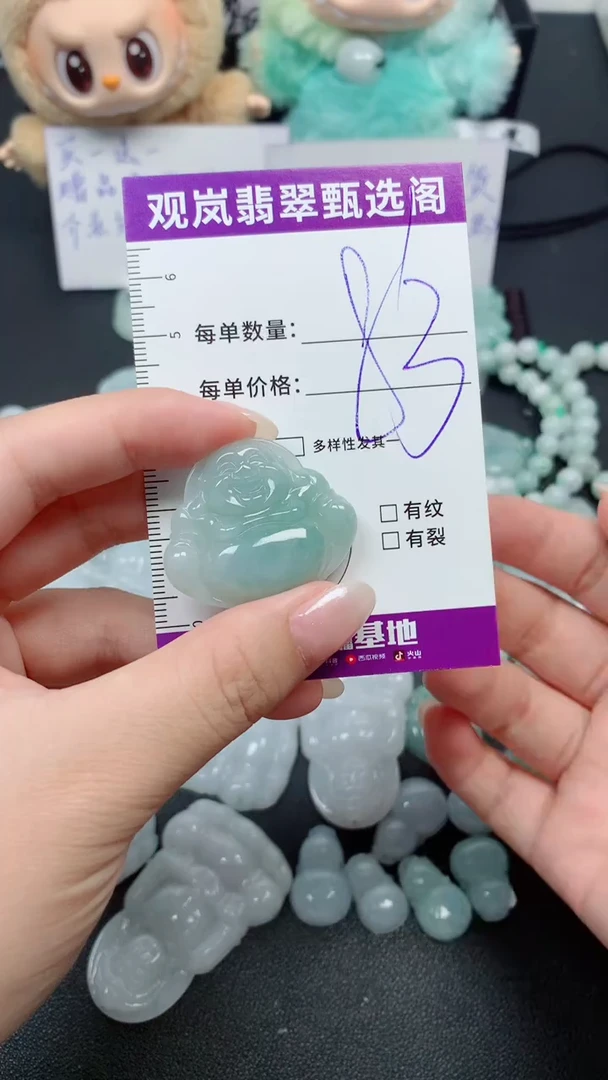 颈饰未镶嵌翡翠缅甸天然A货翡翠 保A保天然