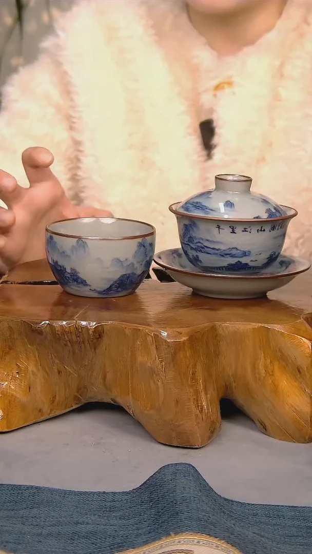 【闪购商品】 简装家用款2件套 陶瓷家用茶具系列