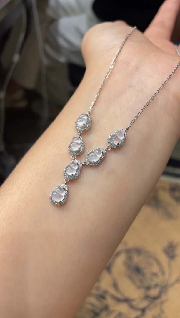 套链银S925镶嵌翡翠1114SS21