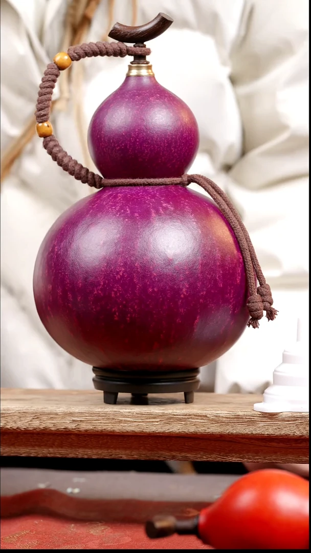 792号纯手工制作天然大漆真葫芦【不包全品介意慎拍】