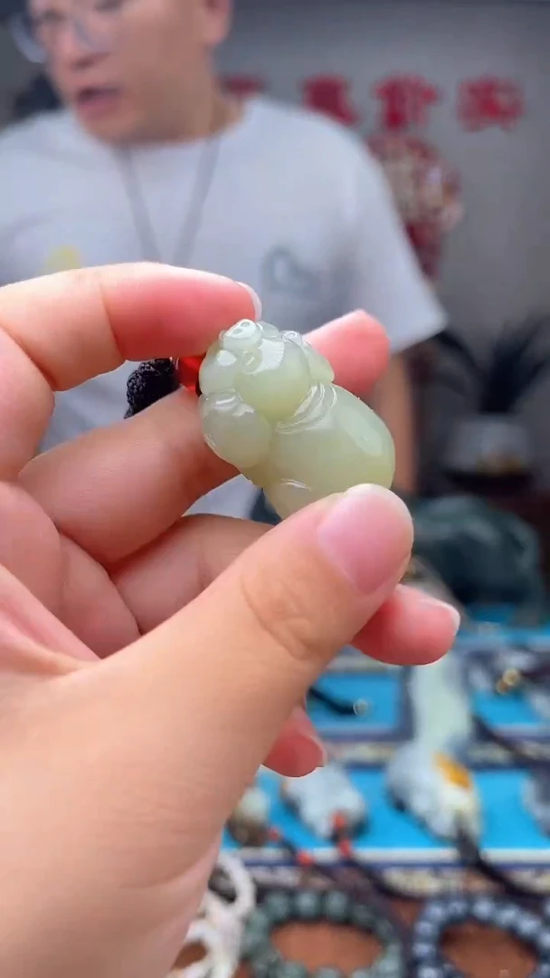 和田玉未镶嵌挂件1