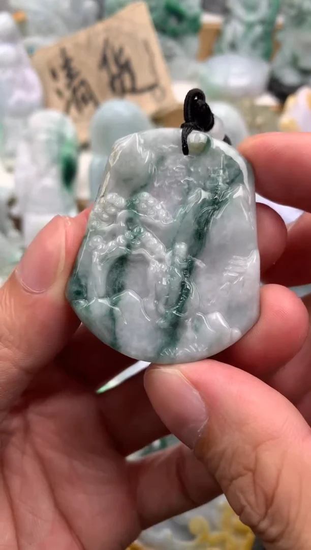 吊坠(不含链)未镶嵌翡翠1