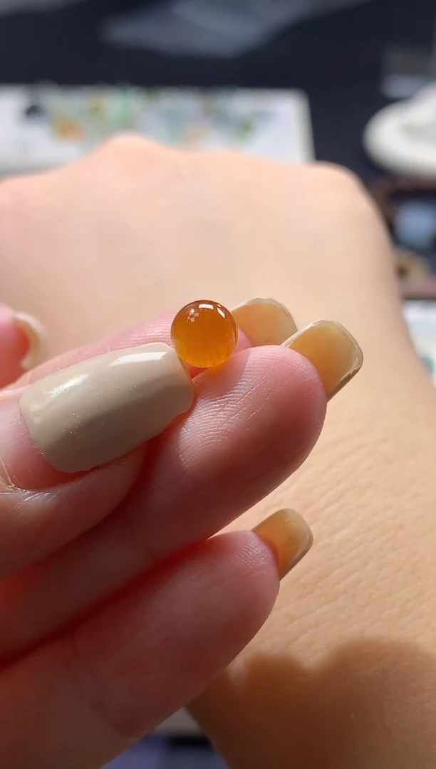 未镶嵌定制翡翠卡6.4mm