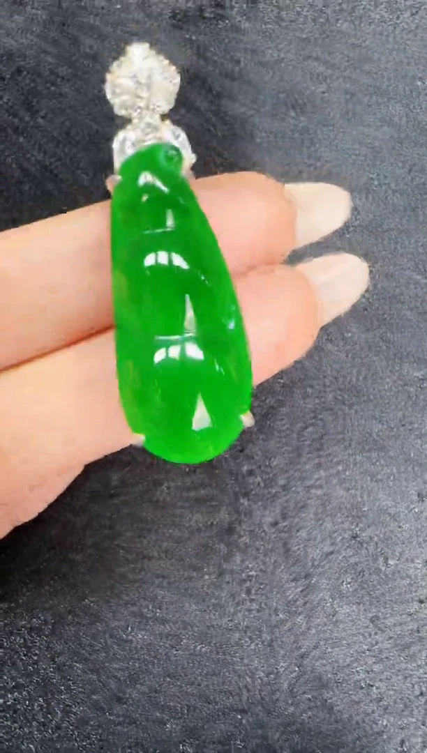未镶嵌定制翡翠翡翠吊坠88