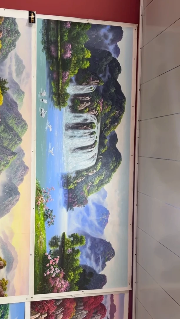 油画【33号】约2.2米丨朝鲜原创纯手绘孤品油画丨顺丰包邮