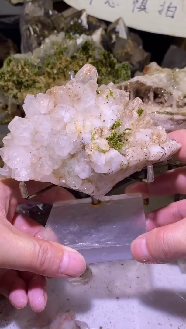 未镶嵌珠宝半成品水晶51号388g四川美姑超七花园水晶
