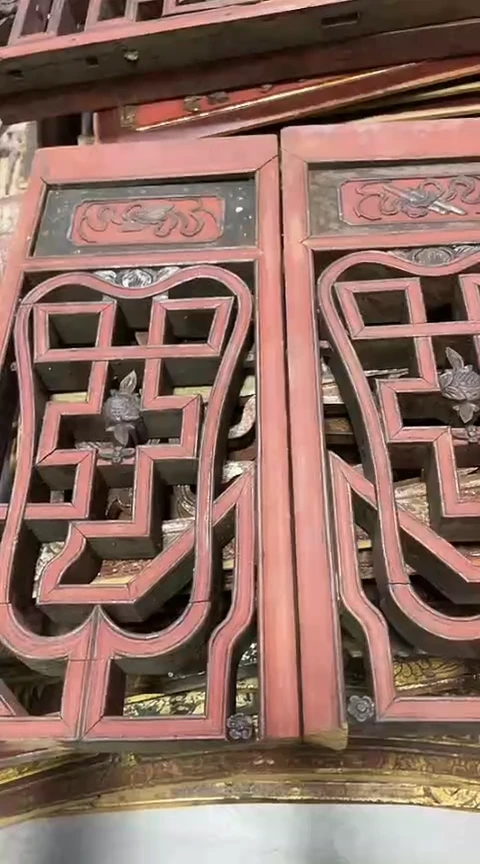 【闪购商品】香榧木微瑕孤品木雕一对80