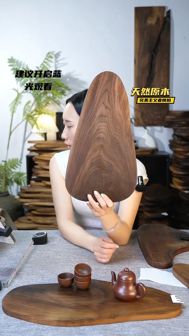 木北美黑胡桃原木.干裂疤结不属于商品质量问题完美主义者慎拍