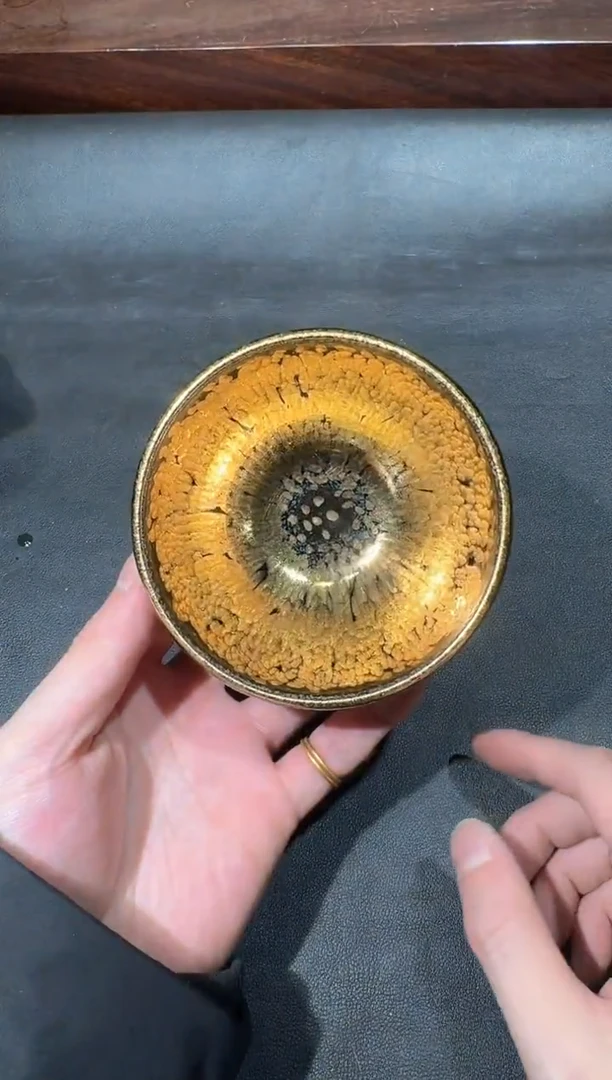 【闪购商品】茶盏建盏故事李英金油滴150