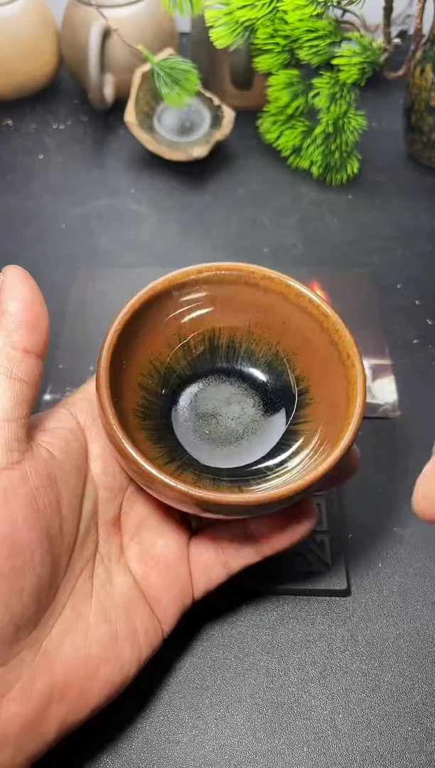 茶盏231叶紫建盏
