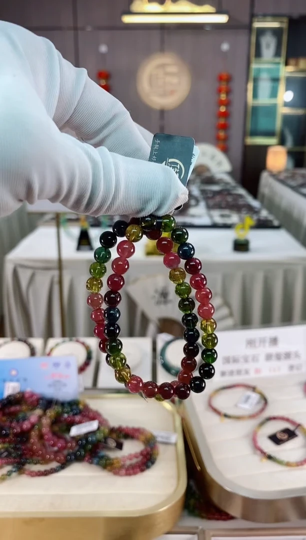 单圈手串6mm+未镶嵌碧玺（多样性发一条）xion