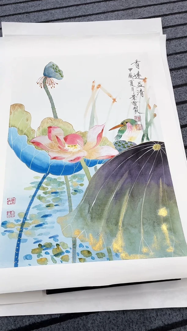 精品国画花鸟作品