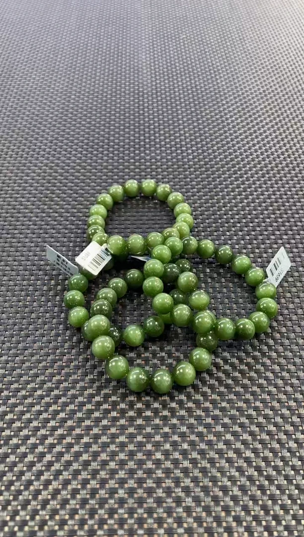 【闪购商品】和田玉手串未镶嵌碧玉手串约12mm+