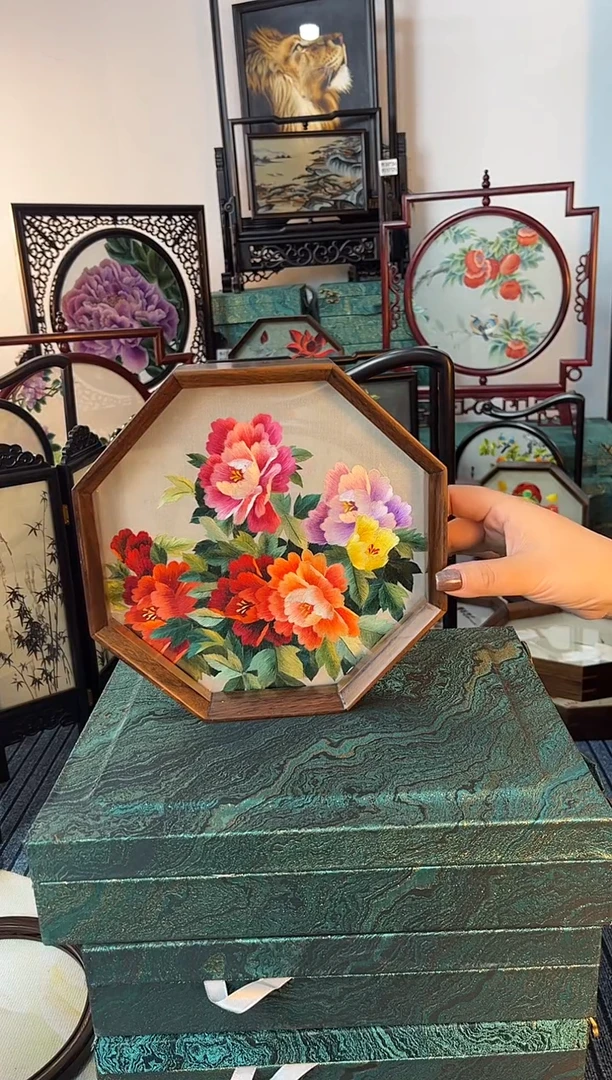 刺绣纯手工苏绣双面绣绣布