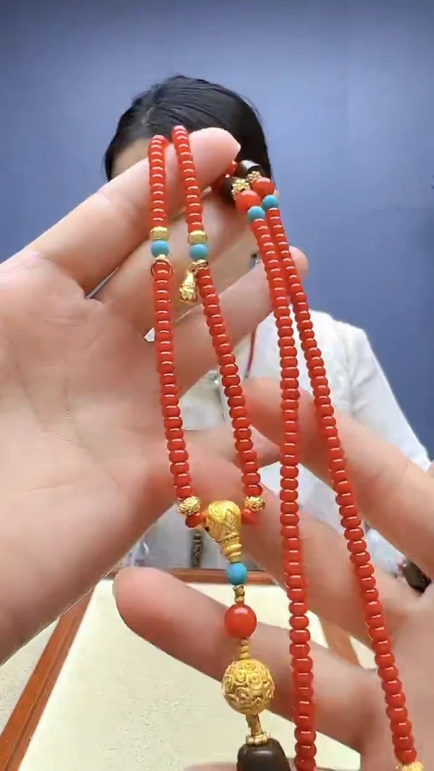 高货diy颈饰路路通算盘项链