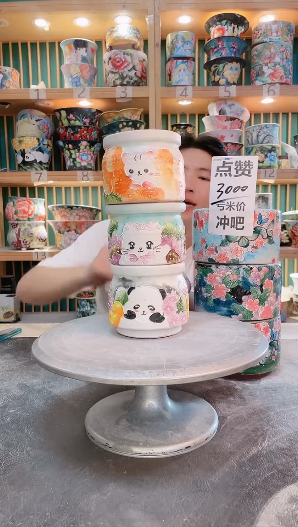 瓷片默认微瑕一物一拍1011-127-3个