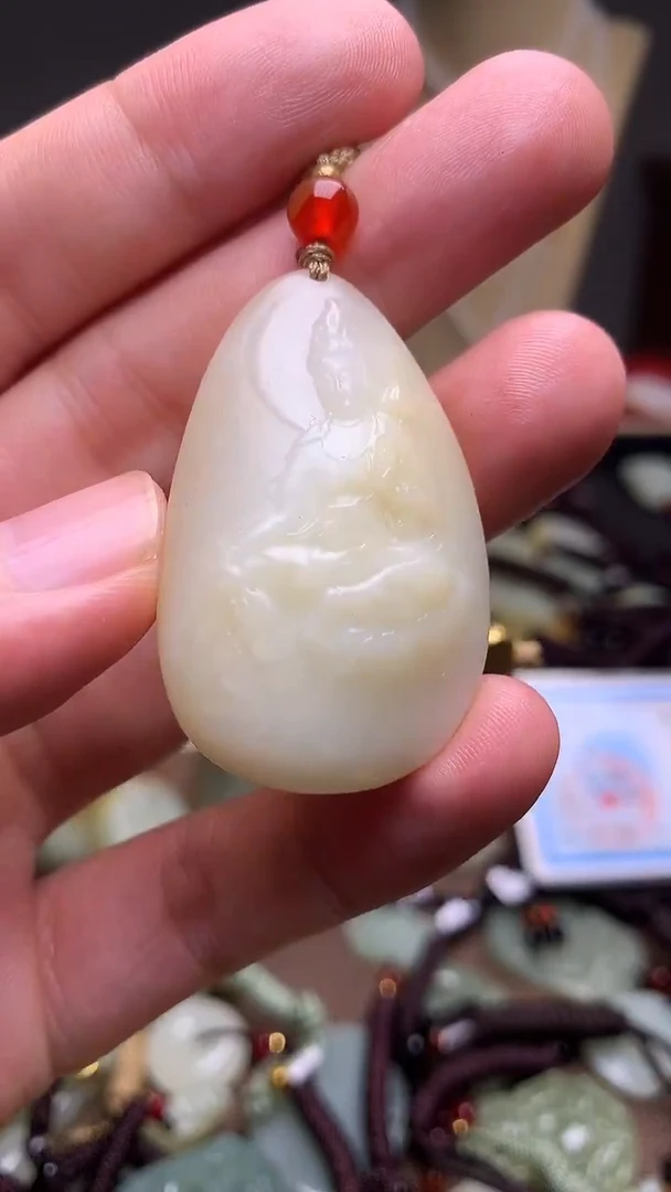 颈饰未镶嵌和田玉新疆料青海料清水和田玉吊坠