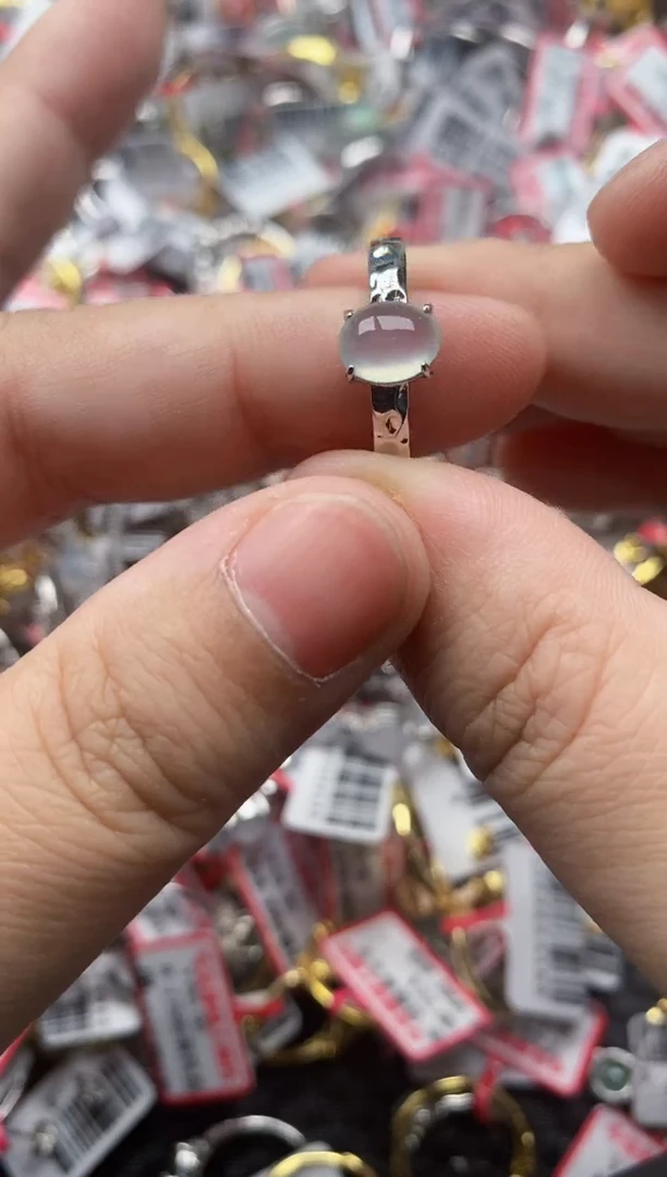 【闪购商品】翡翠戒指银S925镶嵌33333---5
