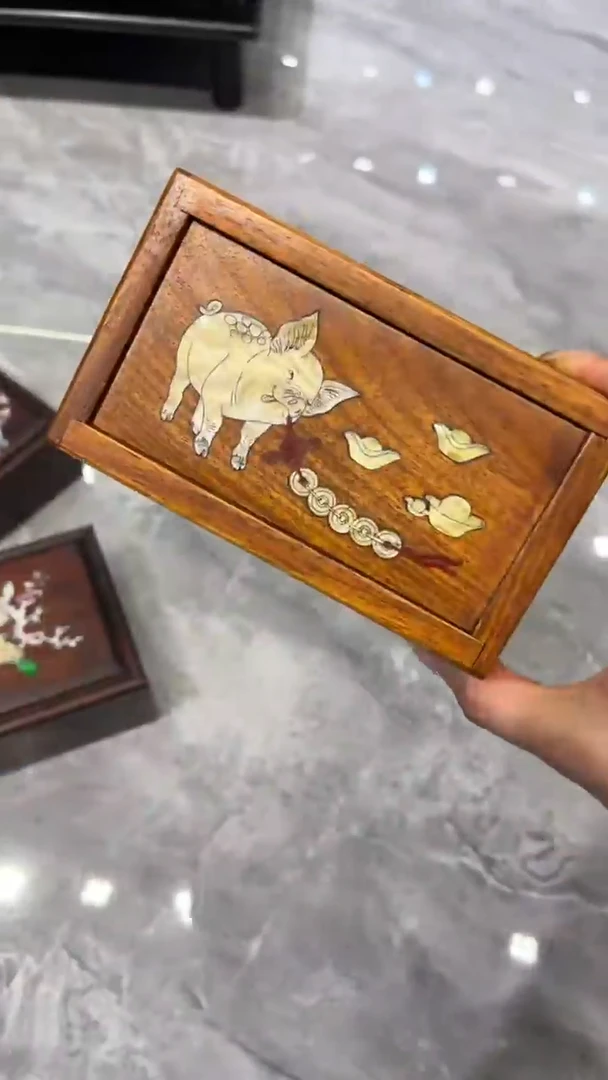 木小猪拱财小机关盒