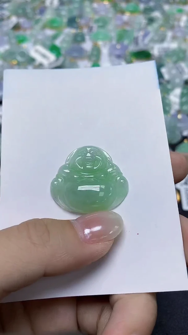 翡翠未镶嵌颈饰天然缅甸翡翠A货