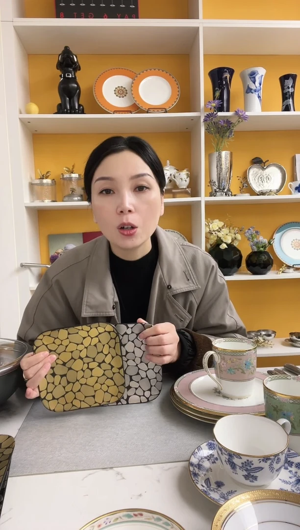 RAK 波点 方盘 15cm 金色+银色 微微瑕