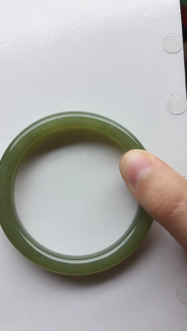 未镶嵌手链和田玉58手镯  003