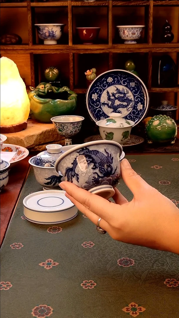 【手工手绘大鱼海棠压手杯】