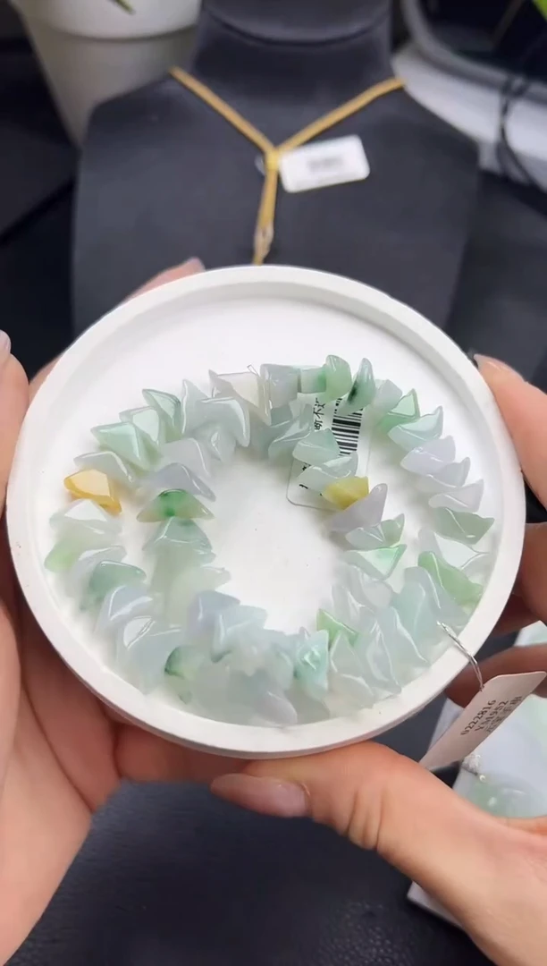【闪购商品】翡翠手串未镶嵌YM952元宝手串多样性发一