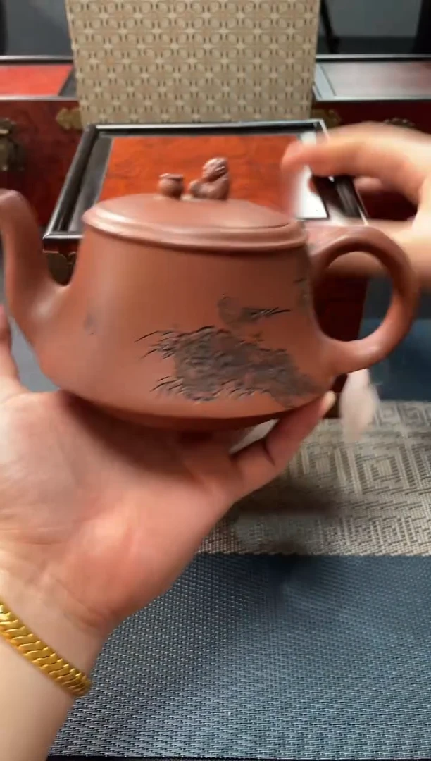 茶壶紫砂211 宜兴原矿紫砂