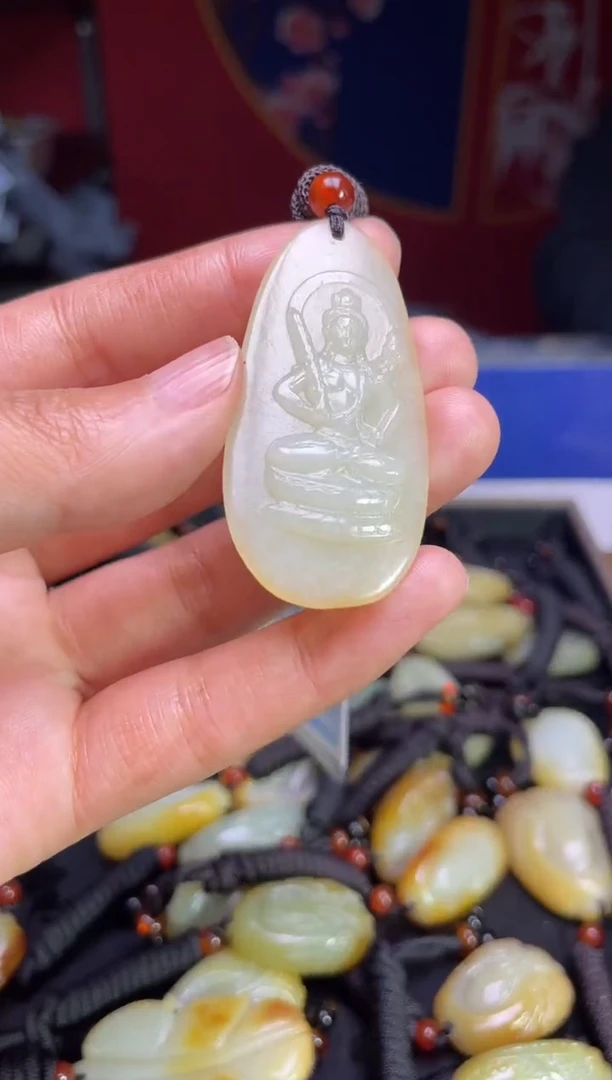 颈饰未镶嵌和田玉123