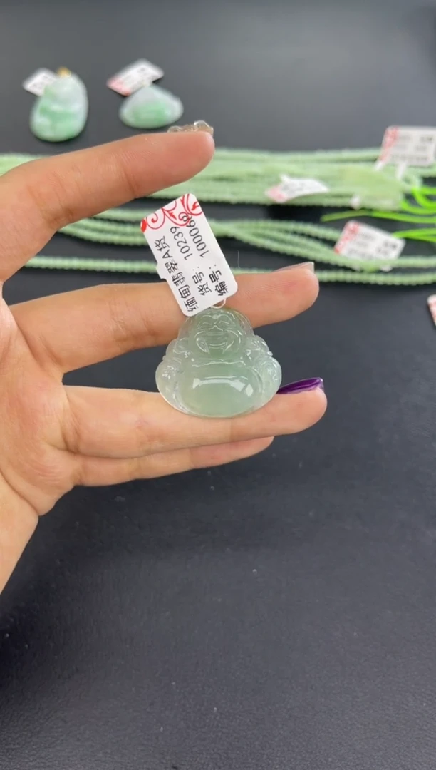 颈饰未镶嵌翡翠天然A货缅甸翡翠