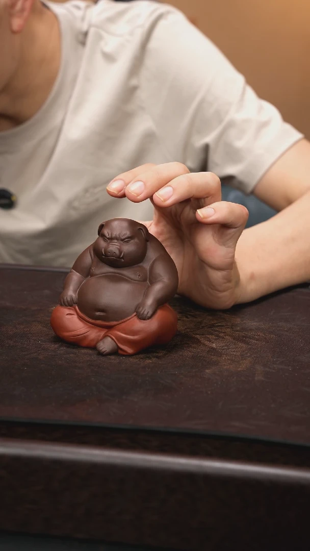 紫砂茶宠紫砂 社会猪