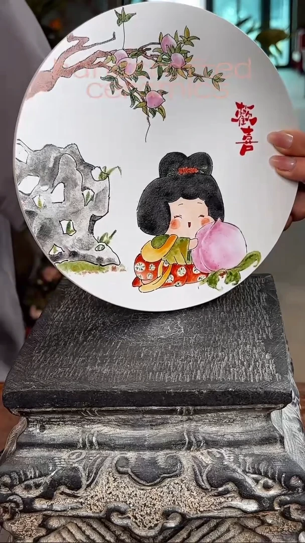 陶瓷釉上彩瓷片裸片