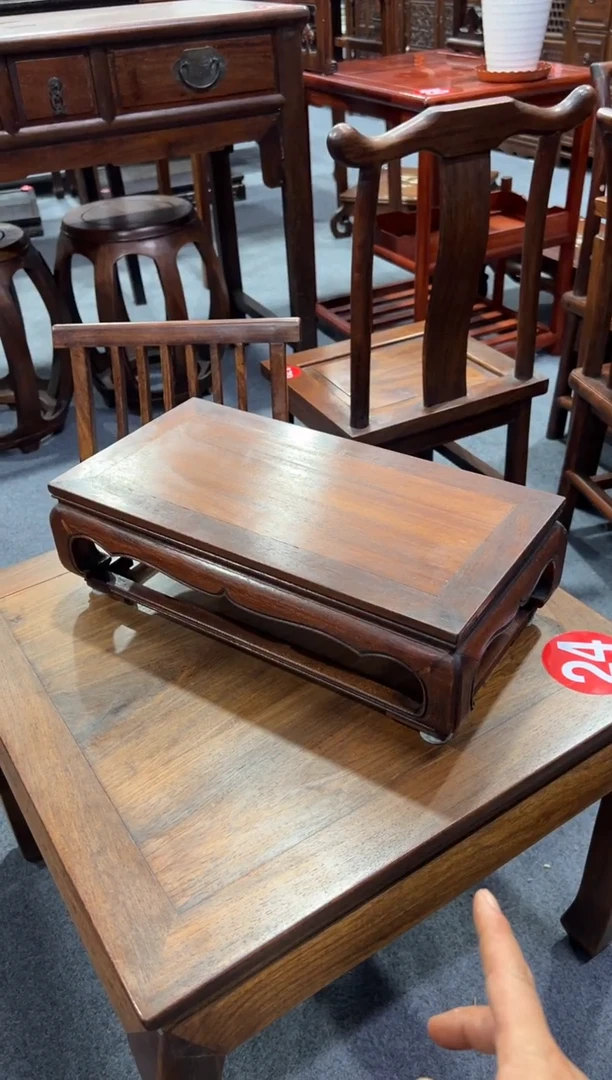 木木 花梨木器型带托尼底座小桌