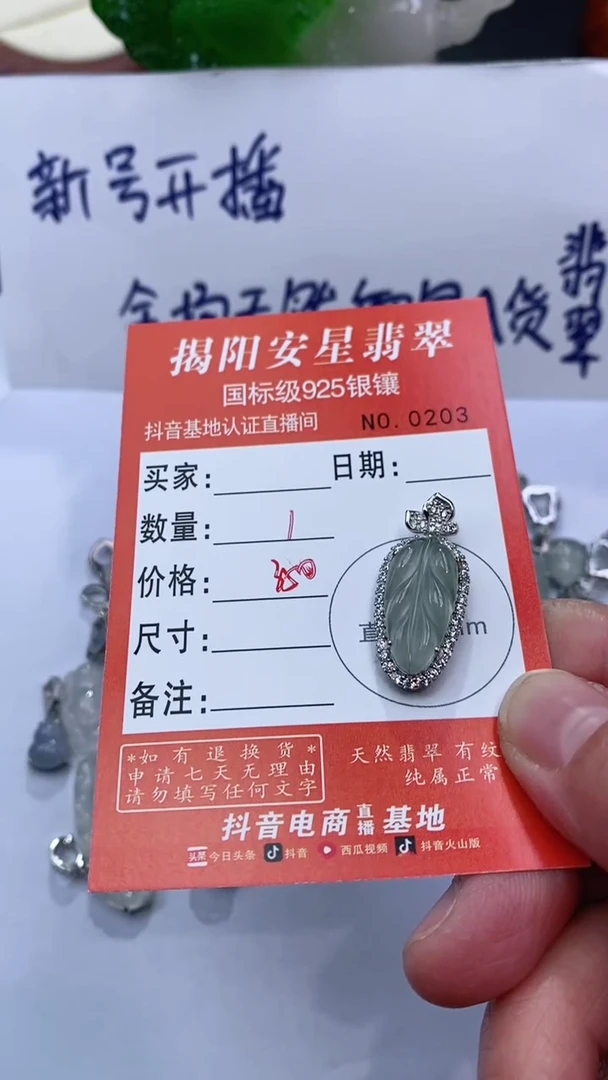 颈饰银S925镶嵌翡翠是***-多样性发其中一件