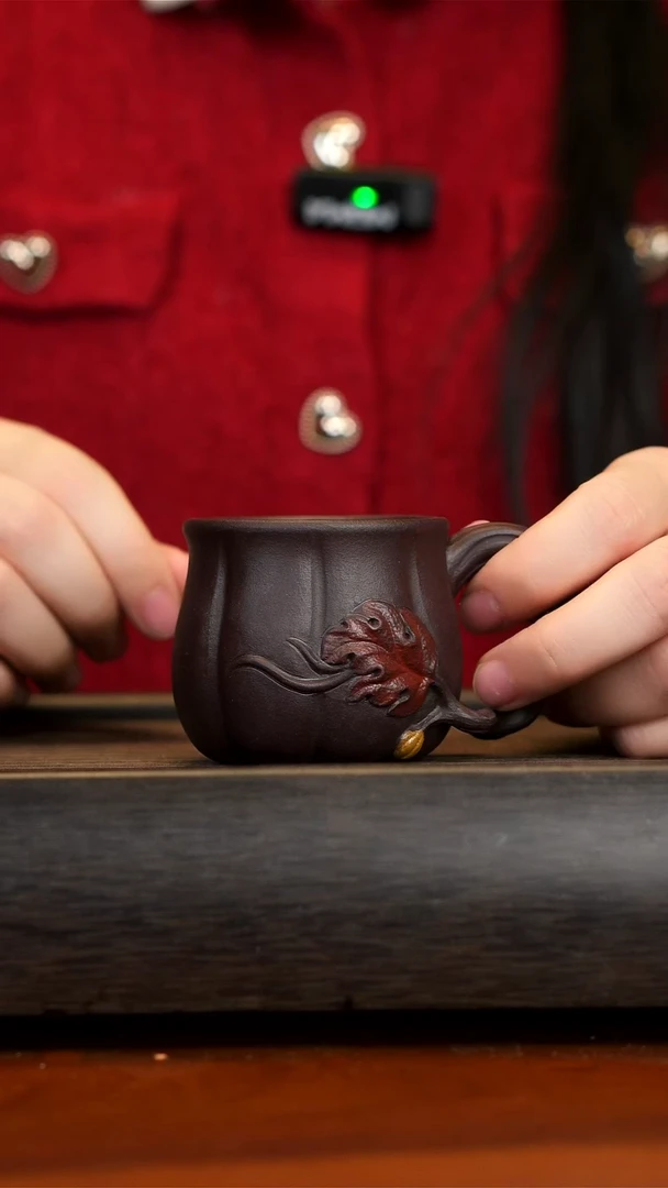 【闪购商品】紫砂茶壶宜兴紫砂主人杯南瓜杯