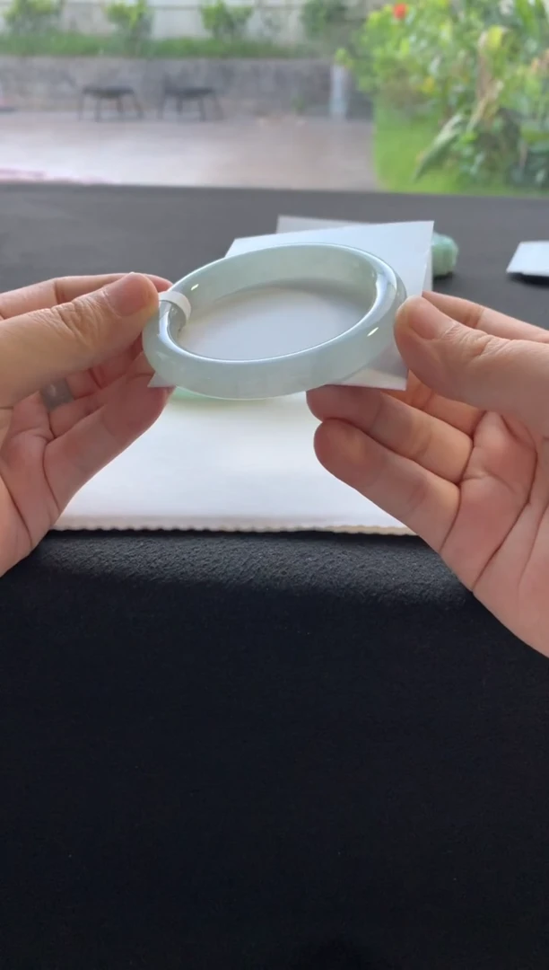 未镶嵌手镯翡翠55.5圆条买断Y3787