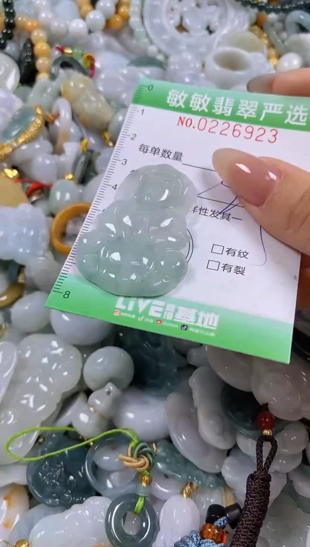 翡翠未镶嵌颈饰闪购0226923多样性发其一