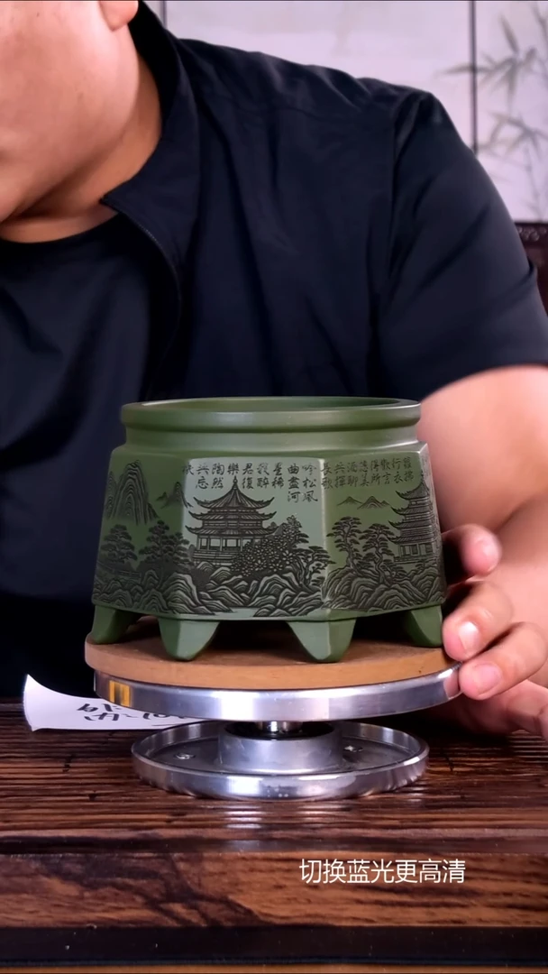 紫砂花盆紫砂花盆内口10-7